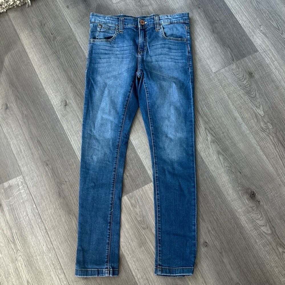 3/27$ Zara Kids Slim Fit Blue Denim Jeans size 11-12 years